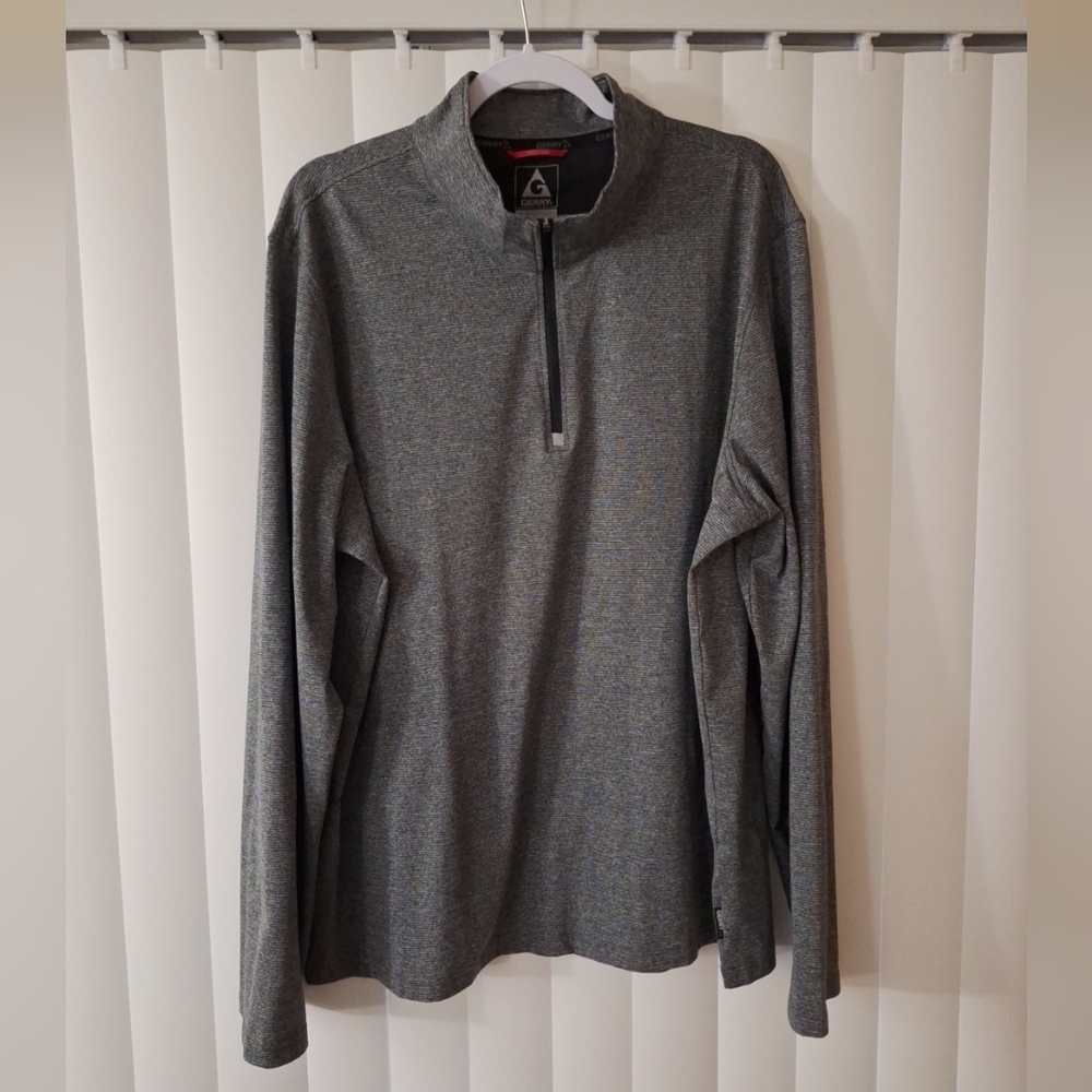 Gerry Quarter Zip Striped Pullover Sweater